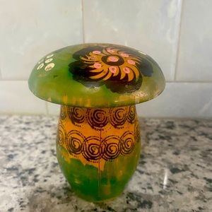 Folk Art Mushroom Russian Antique